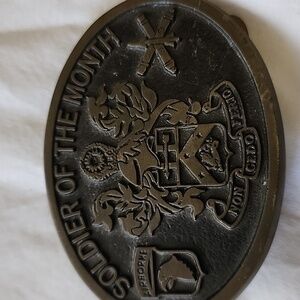 U.S. Airforce Vintage "Soldier of the Month" Belt Buckle